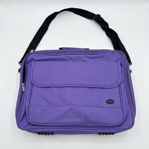 Oliepops Laptop Messenger Bag in Purple